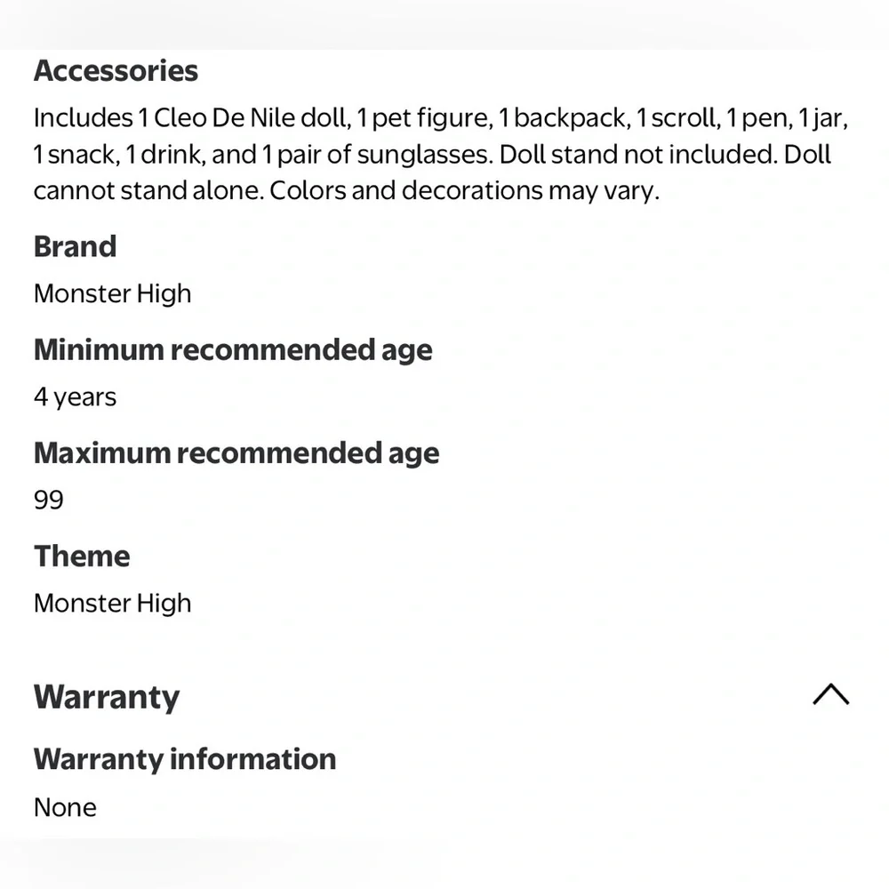 🐍Monster High Cleo De Nile Doll w/ Hissette Cobra & Accessories New Collectible - Picture 10 of 10